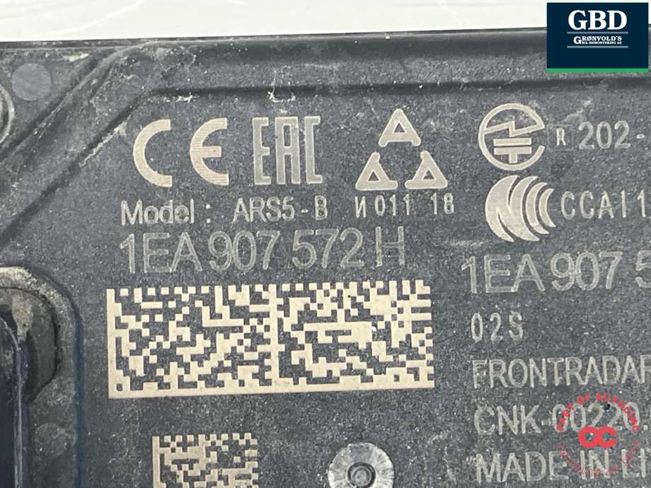 Sensor radar til Škoda Enyaq 2021-->> (1EA 907 572 H|)
