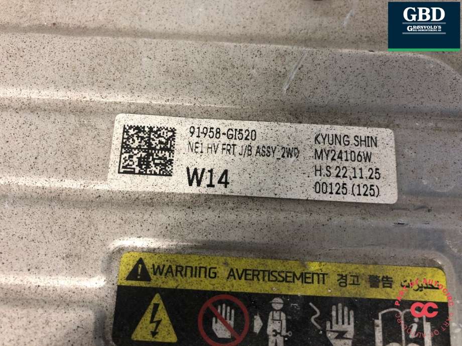 DCDC converter elbil til Hyundai Ioniq 5 2021-->>  (91958GI050|)