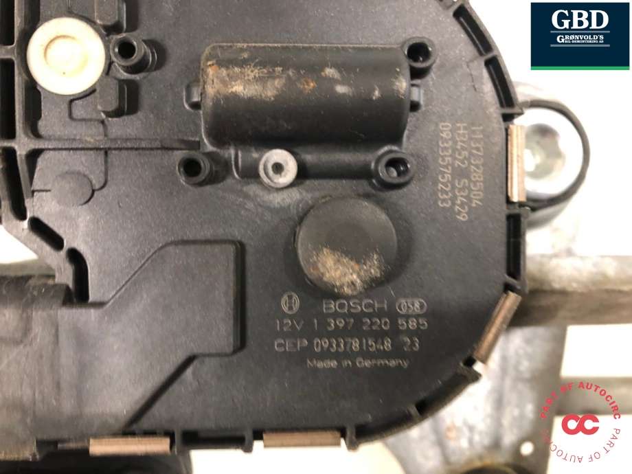 Viskermotor frontrute komplett m/overføring til Volvo XC60 2008-2013 (Type I, Fase 1) (31333454|)