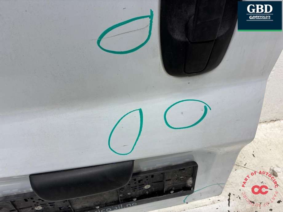 Dør venstre bak varebil til Opel Vivaro A 2006-2014  (91159992|)