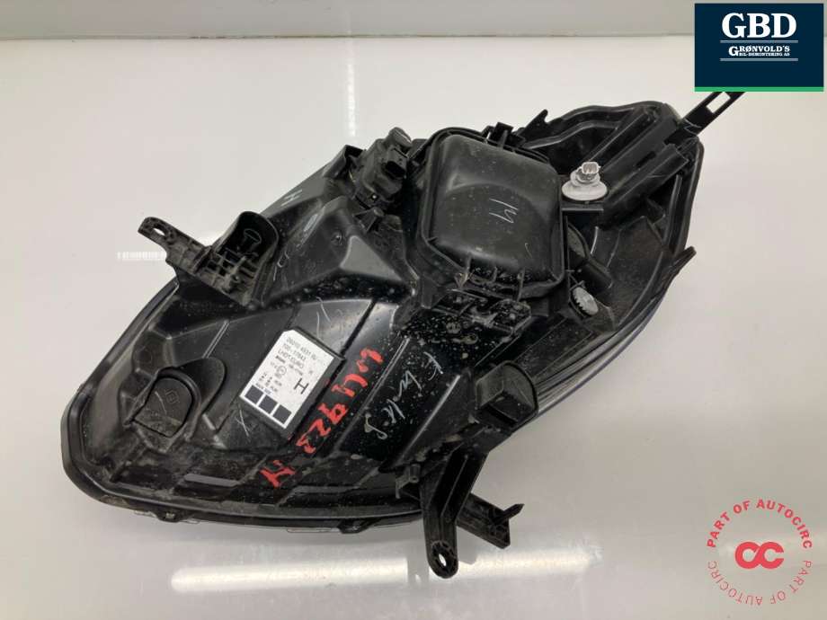 Frontlykt høyre halogen til Renault Kangoo 2008-2021 (Type II) (260103948R|26010 4931 R|)
