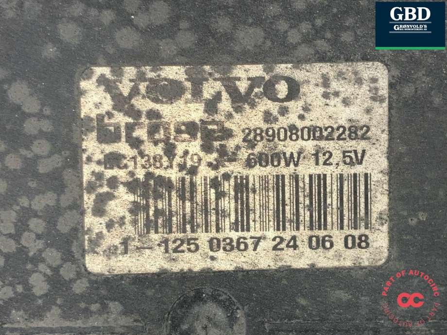 Kjølevifte elektrisk til Volvo XC90 2007-2014 (Type I, Fase 2)  (31368075|)