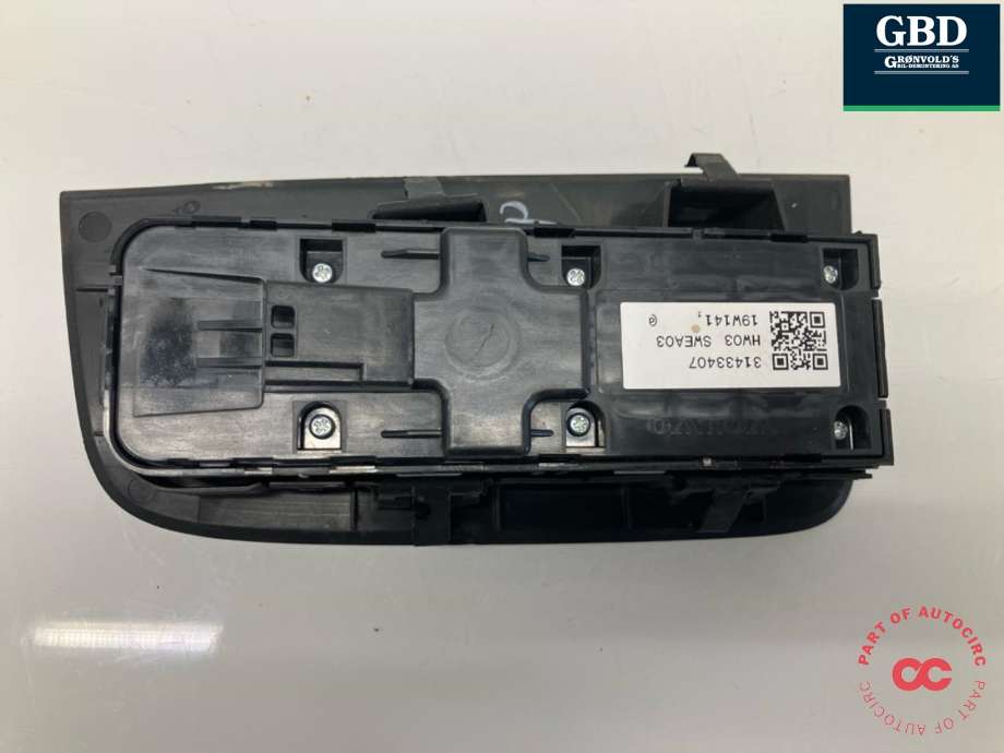 Bryter ruteheis førerdørspanel til Volvo XC60 2017-->> (Type II)  (31433406|31433407|)
