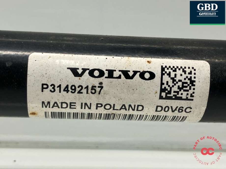 Drivaksel venstre bak, bensin/automat til Volvo XC60 2017-->> (Type II) (36012732|31492157|)