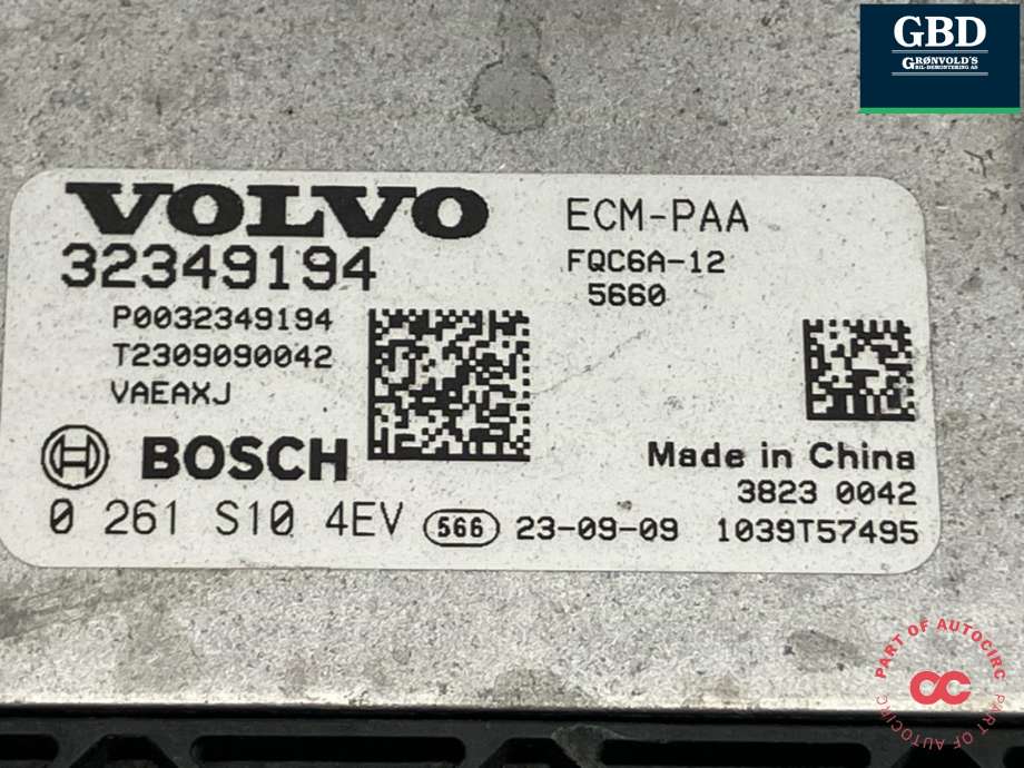 Styreenhet motor til Polestar 2 2020-->>  (36013024|32349194|)