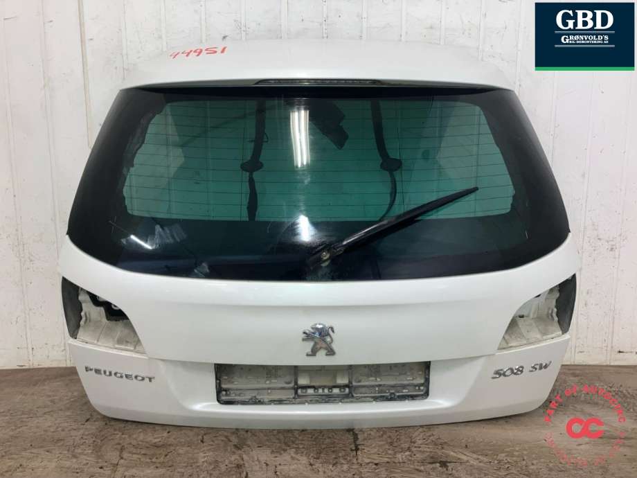 Bakluke til Peugeot 508, 2011-2014 (Type I, Fase 1) (16 113 432 80)