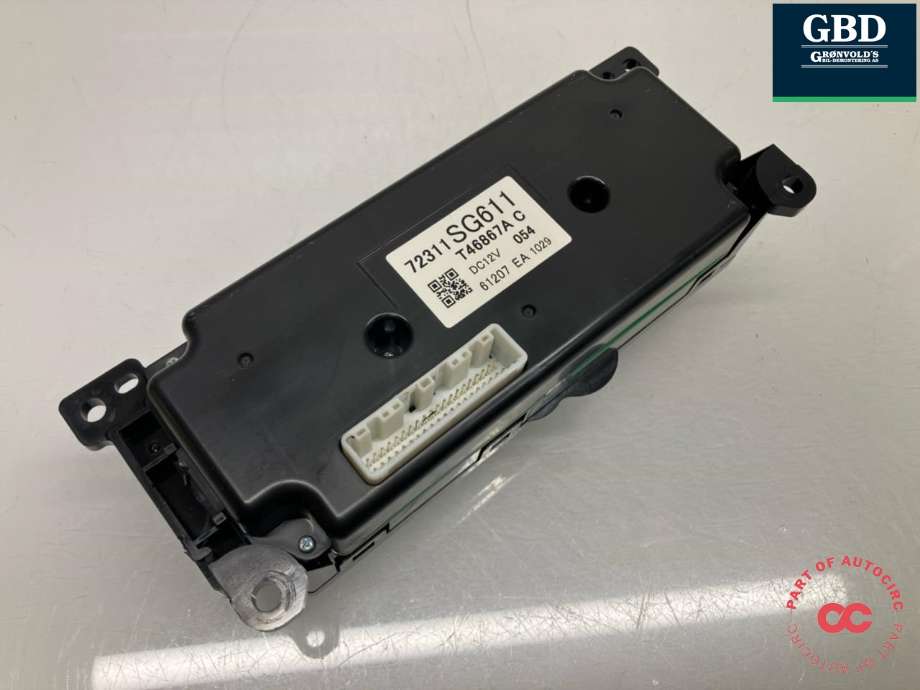 Varmeapparat betjening til Subaru Forester 2013-2019 (Type IV)  (72311SG611|)
