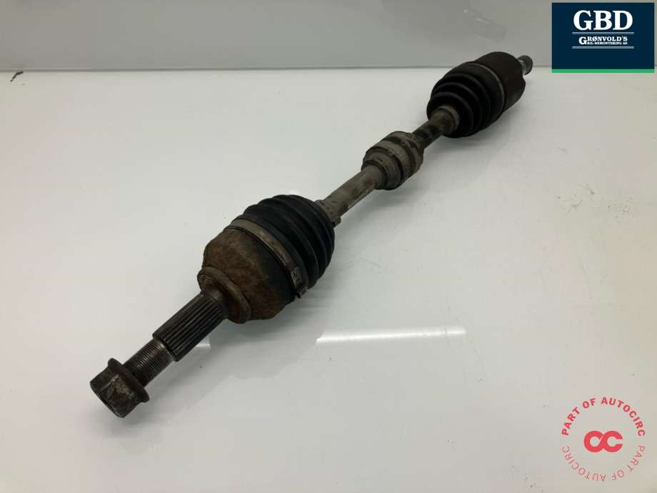 Drivaksel venstre foran, bensin/automat til Nissan Qashqai 2010-2014 (Type I, Fase 2) (39101BB90C|EBJ95MBP342|)