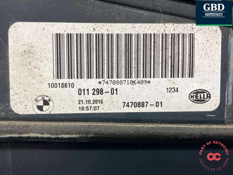 Baklykt venstre indre til BMW X5 2013-2018 (F15) (F15) (63 21 7 470 887|7470887-01|)