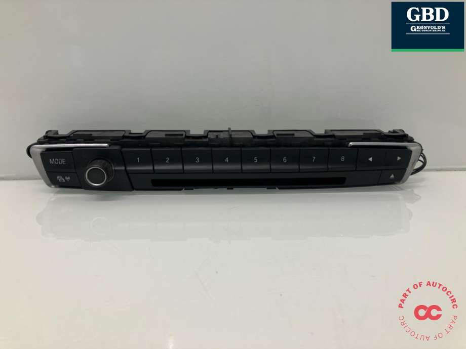 Bilstereo betjeningspanel til BMW 3-Serie, 2012-2018 (F30/F31/F34) (F30/F31/F34) (61 31 6 832 880)