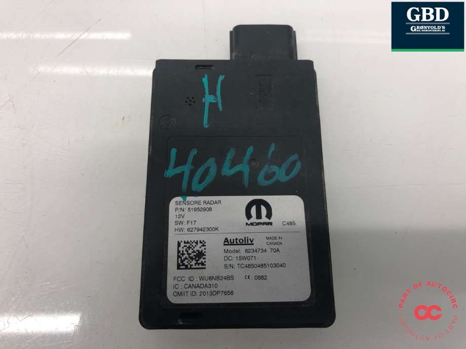 Sensor blindsone til Jeep Renegade, 2014-->> (51952908)