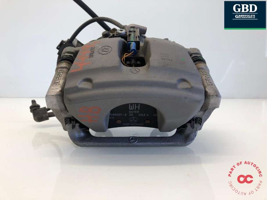 Bremsecaliper høyre bak, elektrisk til Mercedes EQE 2022-->> (A 297 423 98 00|)