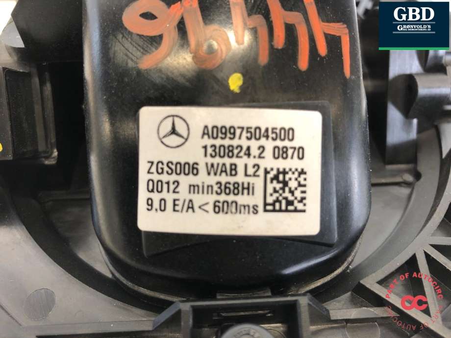 Parkeringskamera bak til Mercedes EQE 2022-->> (A 000 905 94 12|)