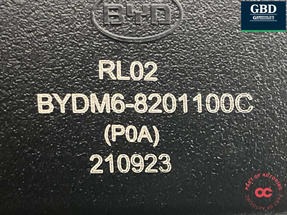 Speil innvendig til BYD T3 2020-->> (10985843-00|BYDM6-8201100C|)