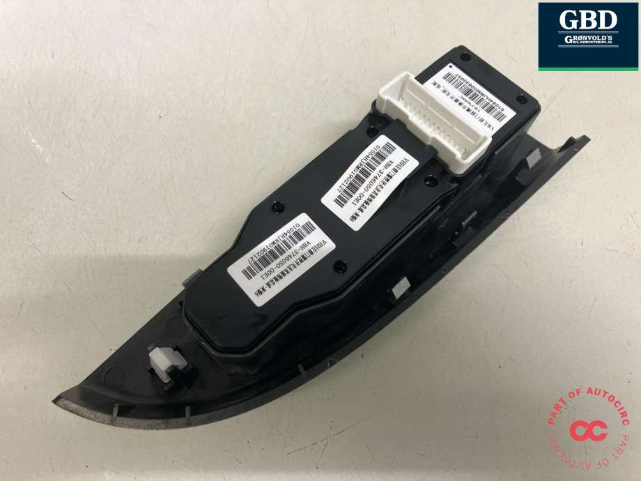 Bryter ruteheis førerdørspanel til BYD T3 2020-->> (VB-3746500C|VBH-3746050-00E1|)