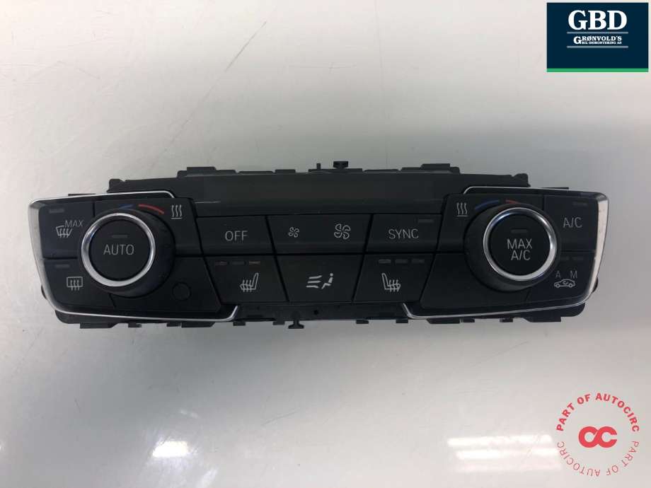 Varmeapparat betjening til BMW 2-Serie, Active/Gran Tourer, 2014-->> (F45/F46) (F45/F46) (64 11 9 461 405)