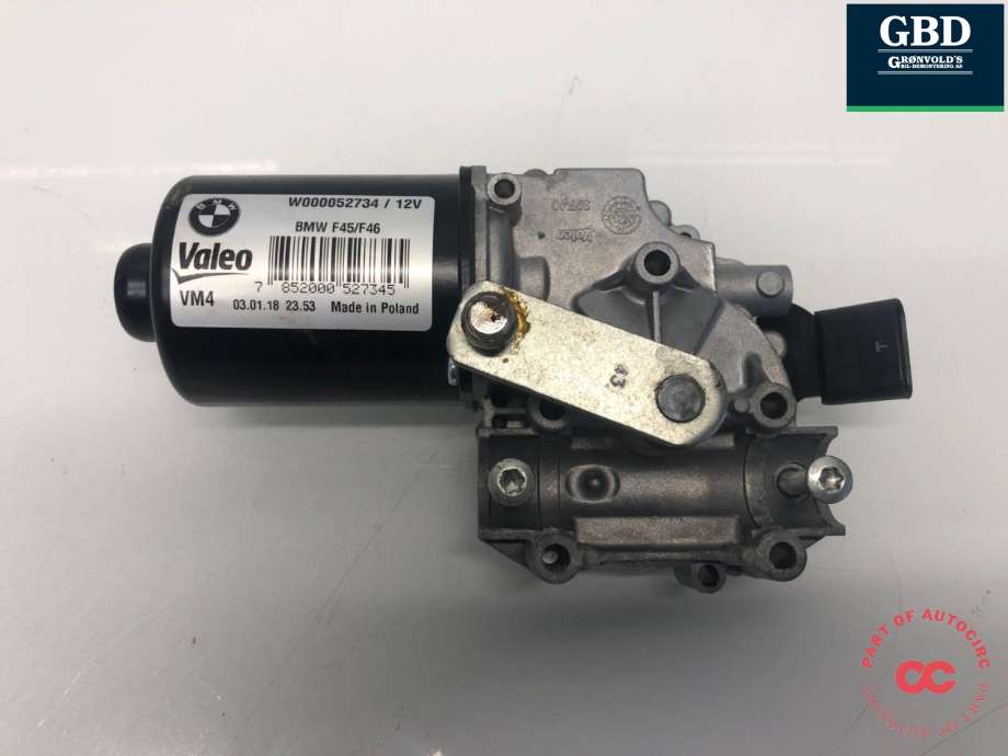 Viskermotor frontrute til BMW 2-Serie, Active/Gran Tourer, 2014-->> (F45/F46) (F45/F46) (61 61 7 301 043)