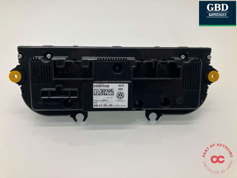 Varmeapparat betjening til VW Amarok 2016-2022 (Type I, Fase 2)  (2H6 907 040 B|)