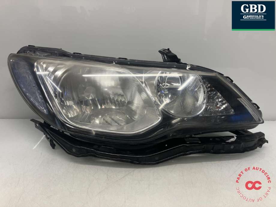 Frontlykt høyre halogen til Honda Civic, 2006-2010 Hybrid (sedan) Hybrid (sedan) (33101-SMG-G01)