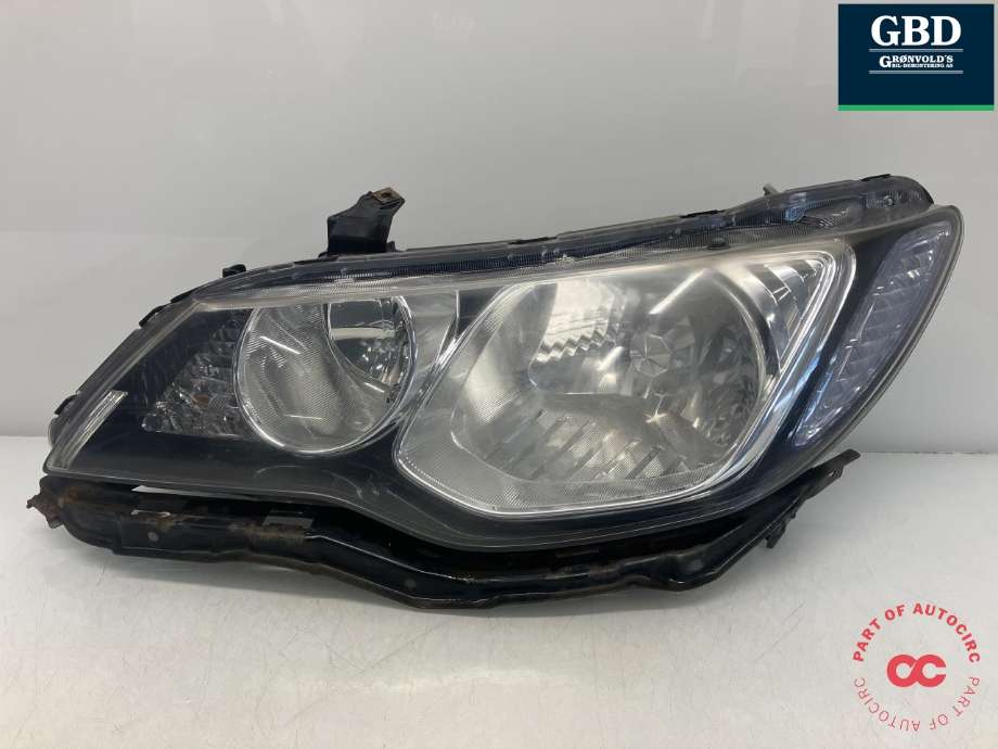Frontlykt venstre halogen til Honda Civic 2006-2010 Hybrid (sedan) Hybrid (sedan) (33151-SMG-G01|)