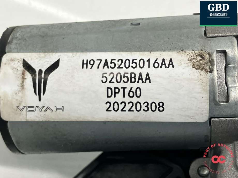 Viskermotor bakrute til Voyah Free 2021-->> (520508001|H97A5205016AA|)