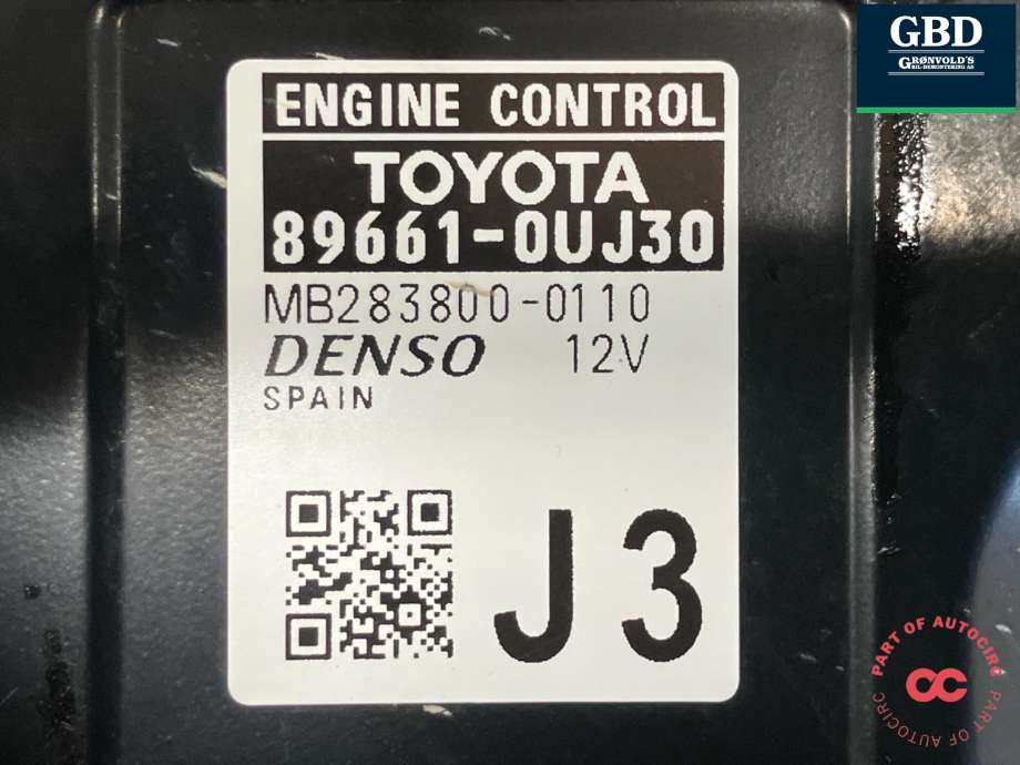 Styreenhet motor til Toyota Yaris Cross (SUV) 2021-->>  (896610UJ30|)