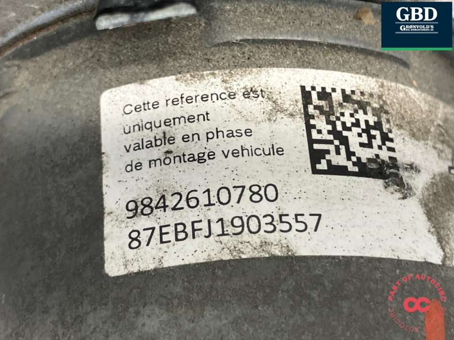 ABS sentral til Peugeot 3008 2016-->> (Type II)  (16 478 843 80|16 478 844 80|9842610780)