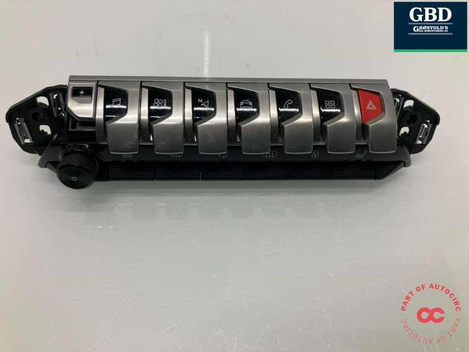 Bilstereo navigasjon betjeningspanel til Peugeot 3008, 2016-->> (Type II) (98 318 223 DX)
