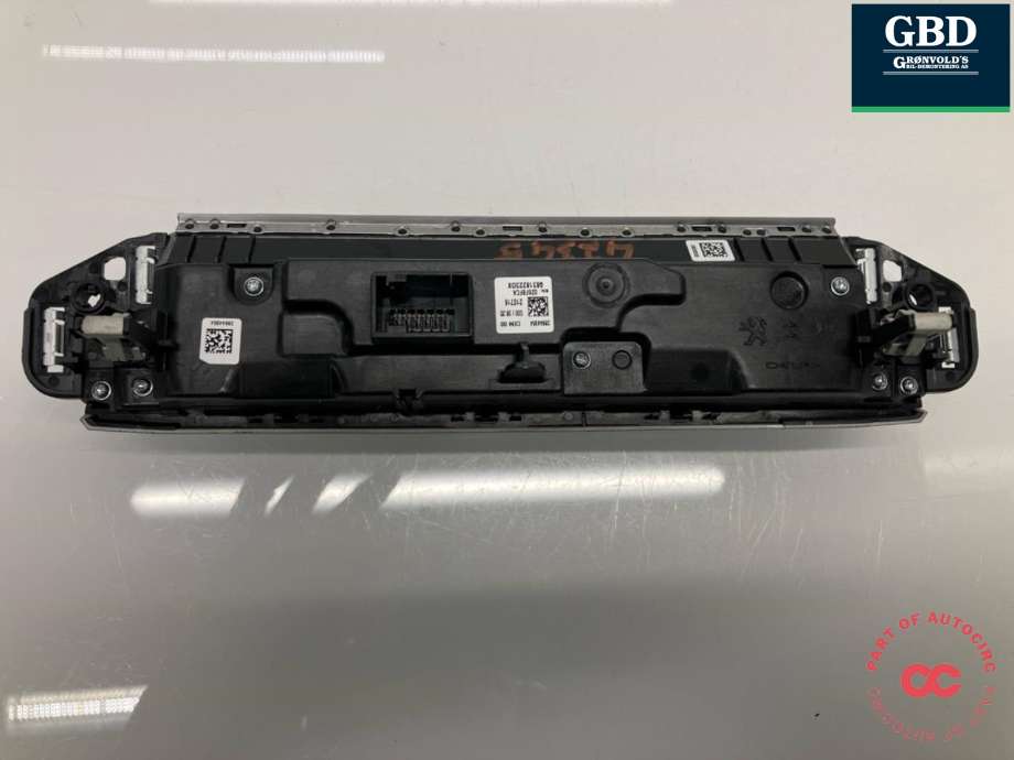 Bilstereo navigasjon betjeningspanel til Peugeot 3008 2016-->> (Type II)  (98 318 223 DX|)