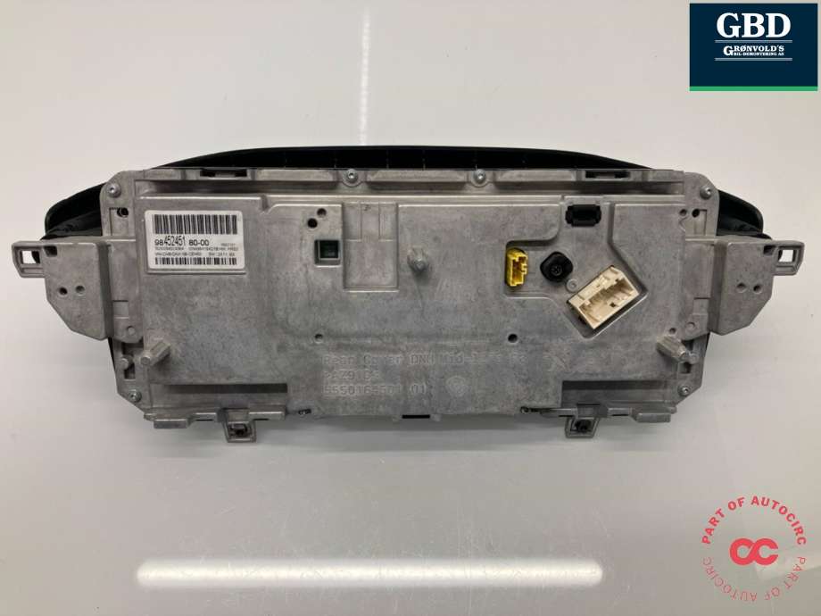 Instrumentpanel til Peugeot 3008 2016-->> (Type II)  (98 452 451 80|98 506 731 80|)