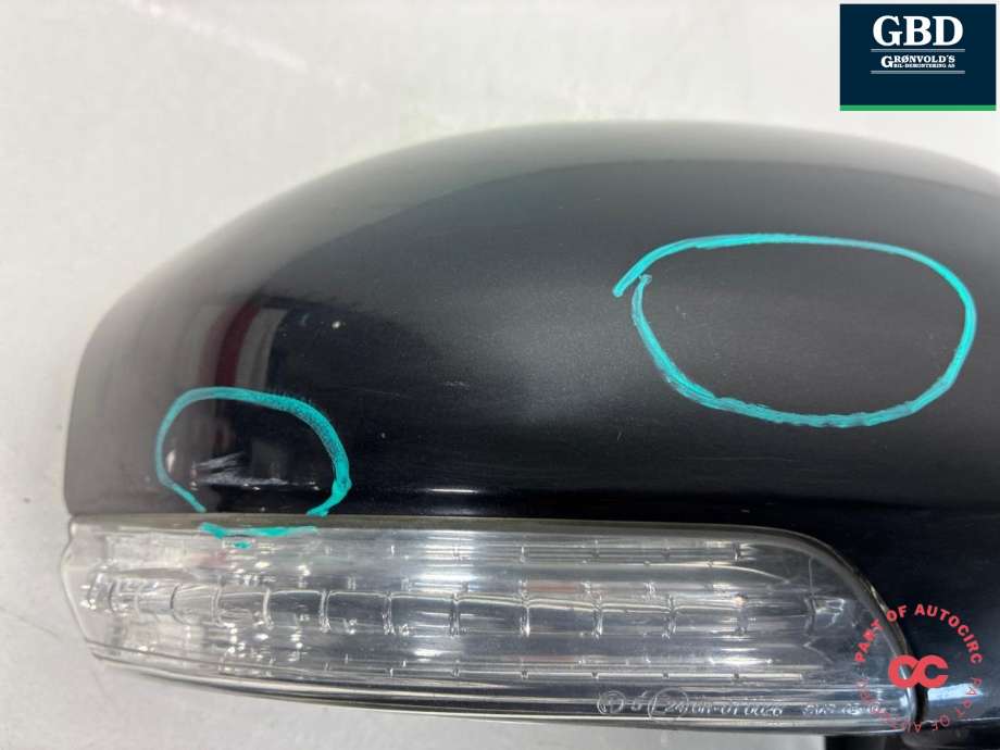 Speil høyre til Toyota Avensis 2009-2015 (Type III, Fase 1) (8790805410C0|)