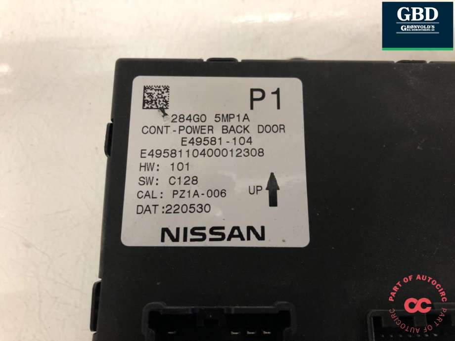Styreenhet elektrisk bakluke til Nissan Ariya 2022-->> (284G05MP1A|)