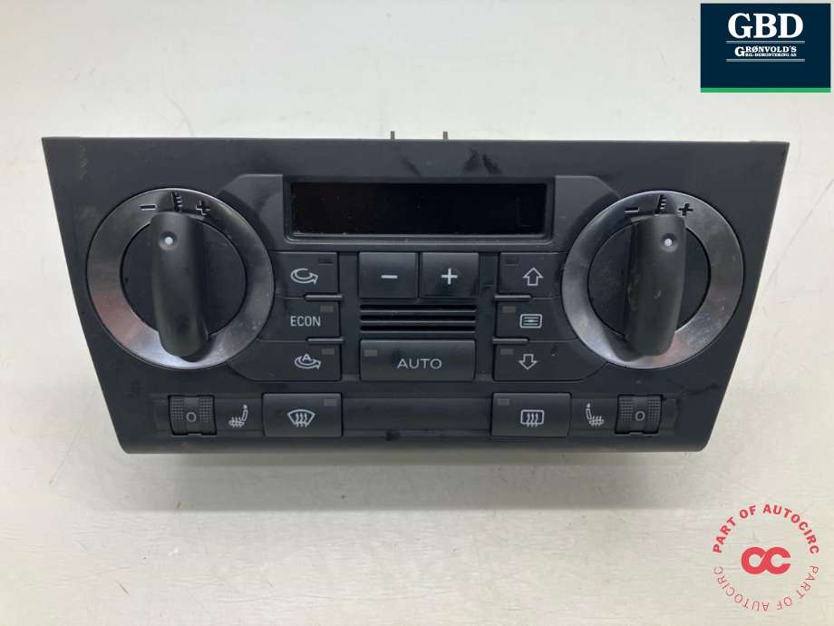 Varmeapparat betjening til Audi A3, 2003-2008 (Type II, Fase 1)  (8P0820043AH)