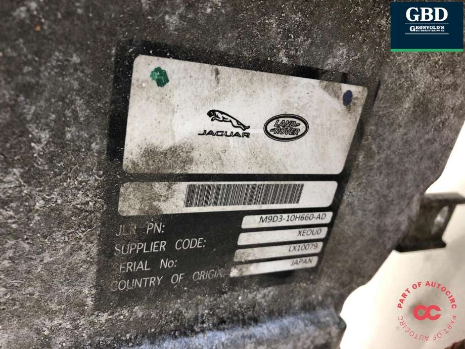 Batterilader (OBC - On Board Charger) til Jaguar I-PACE 2018-->>  (T4K13803|M9D310H660AD|)
