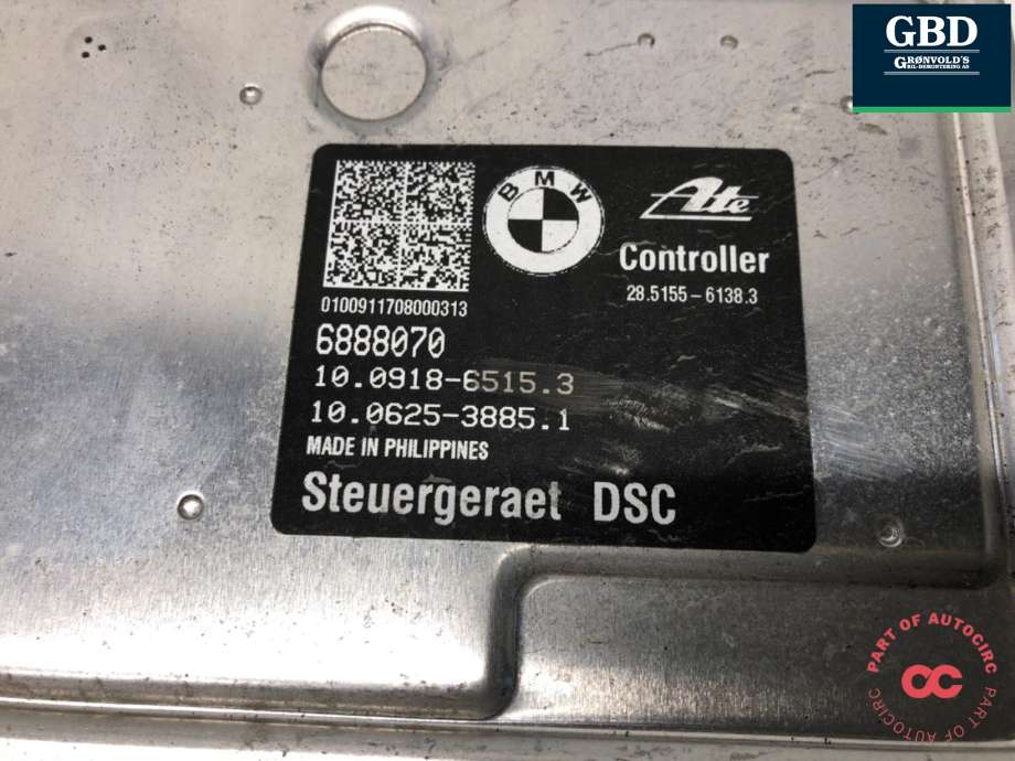 ABS sentral til BMW 2-Serie, Active/Gran Tourer 2014-->> (F45/F46) (F45/F46) (34 51 5 A37 4B9|34 51 7 916 194|)