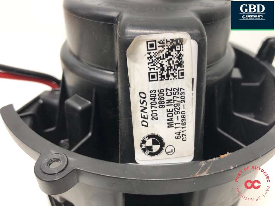 Varmeapparat motor til BMW 2-Serie, Active/Gran Tourer 2014-->> (F45/F46) (F45/F46) (64 11 9 297 752|)