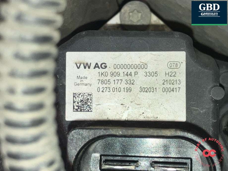 Tannstang elektrisk til Škoda Octavia 2013-2016 (Type III, Fase 1) (1K1 423 055 M|1K1 423 055 MX|1K0 909 144 P| 7805 501 467)