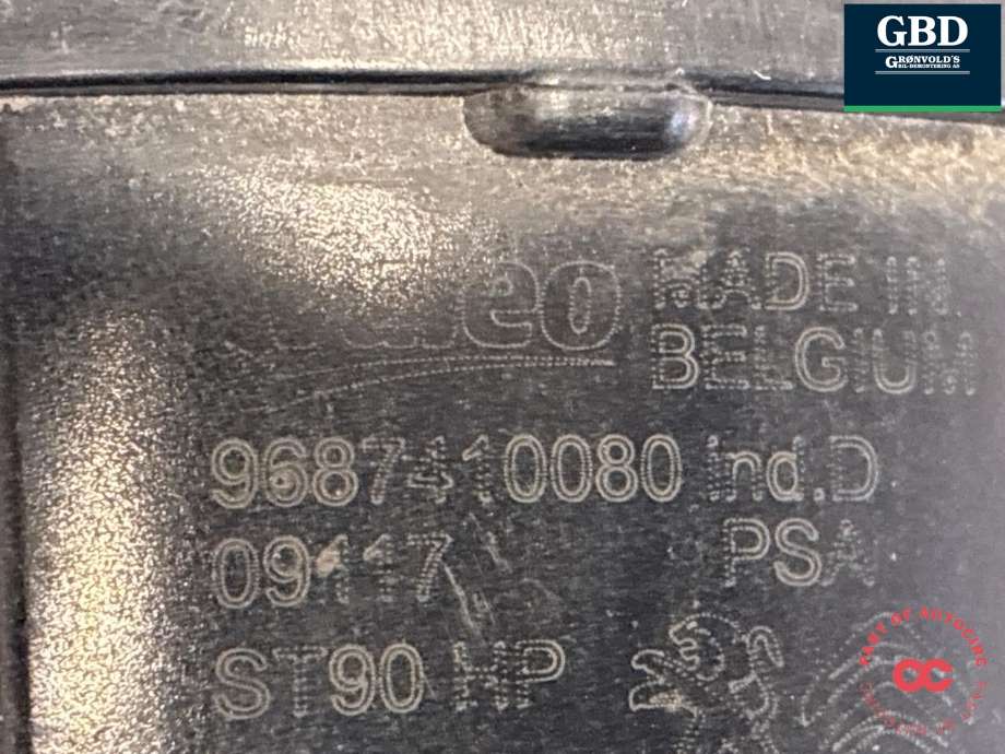 Tåkelykt venstre foran til Peugeot 308 2013-2021 (Type II)  (6208 Q3|9687410080|)