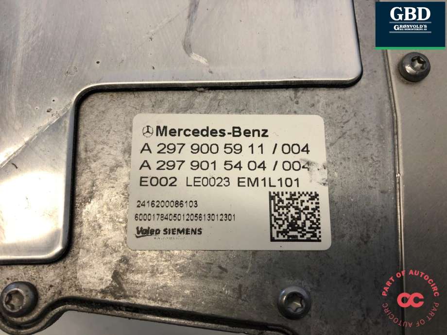 Inverter elbil til Mercedes EQE 2022-->>  (A 297 901 54 04|A 297 900 59 11|)