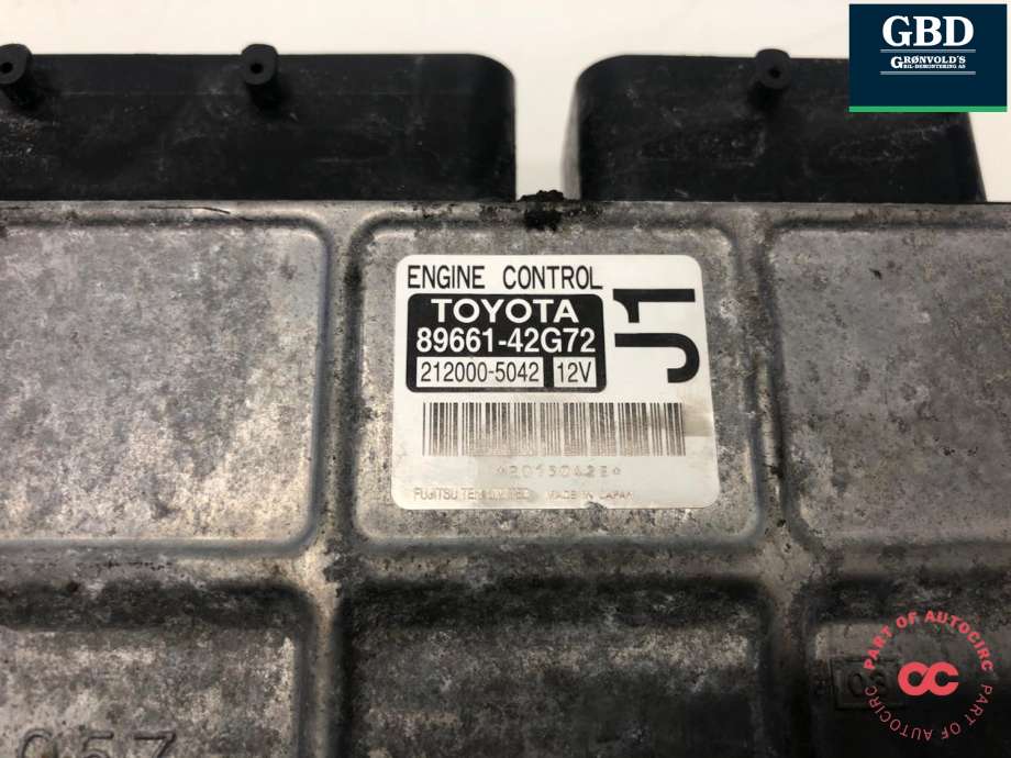 Styreenhet motor til Toyota RAV4 2009-2013 (Type III, Fase 2) (8966142G72|)