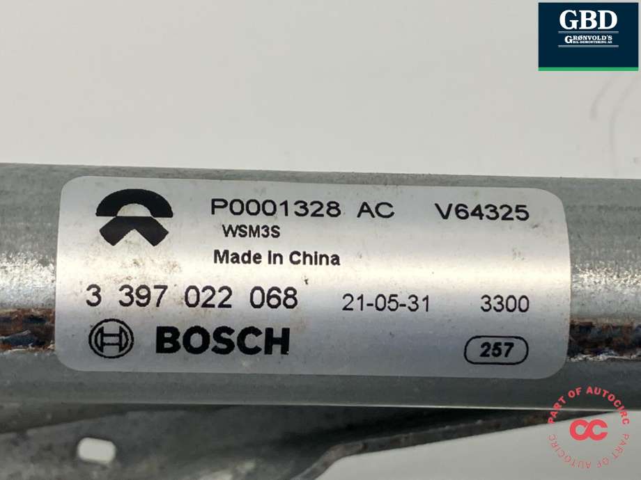 Viskermotor frontrute komplett m/overføring til NIO ES8 2021-->>  (P0001328AC|P0001328 AC|)