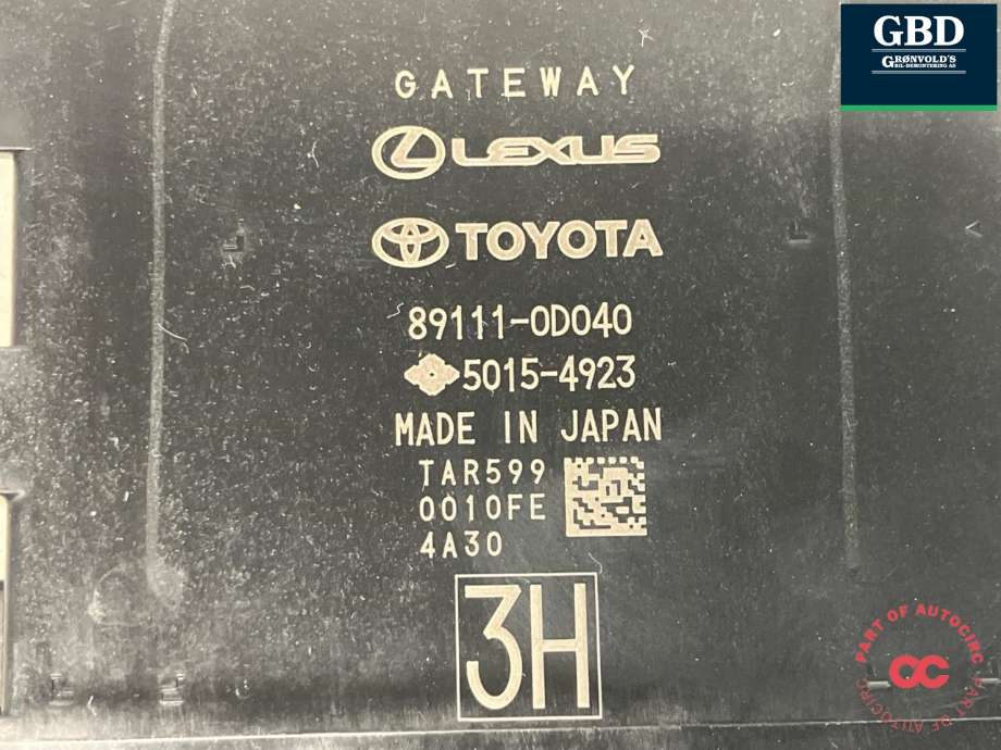 Styreenhet diverse til Toyota Yaris Cross (SUV) 2021-->> (8911152090|89111-0D040|5015-4923)