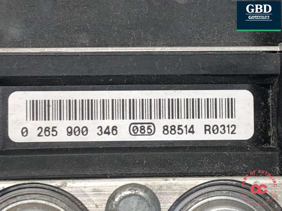 ABS sentral til Citroën Jumper 2007-2013 (Type III, Fase 1)  (4541 GA|265900346|)