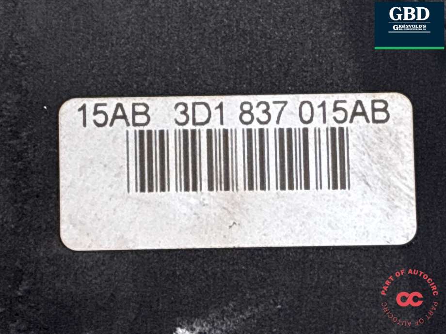 Låsekasse venstre foran til VW Golf V, Combi 2003-2008 (3D1 837 015 AP|)