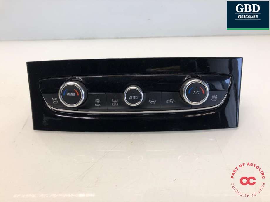 Varmeapparat betjening til Opel Grandland X 2017-->>  (98467952YX|)