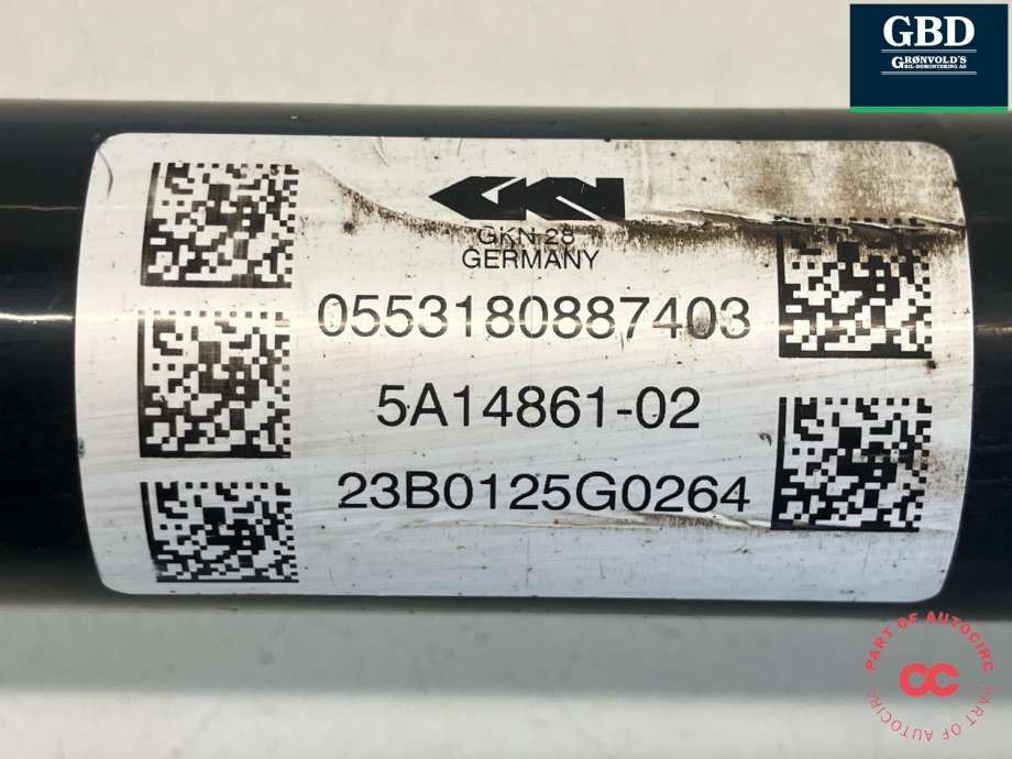 Drivaksel venstre bak, elbil til BMW i4 2021-->> (G26) (G26) (33 20 5 A14 861|)