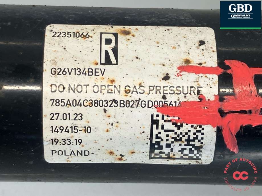 Fjærbein høyre foran til BMW i4 2021-->> (G26) (G26) (31 31 5 A04 C38|22351066|G26V134BEV)