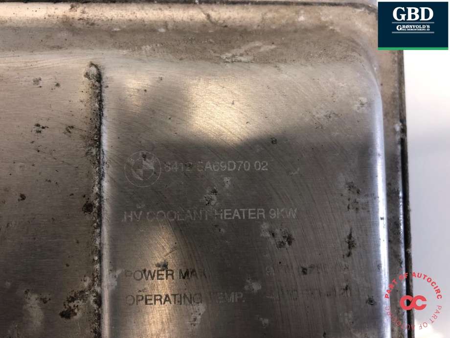 Varmeapparat PTC-heater til BMW i4 2021-->> (G26) (G26) (64125A69D7002|)