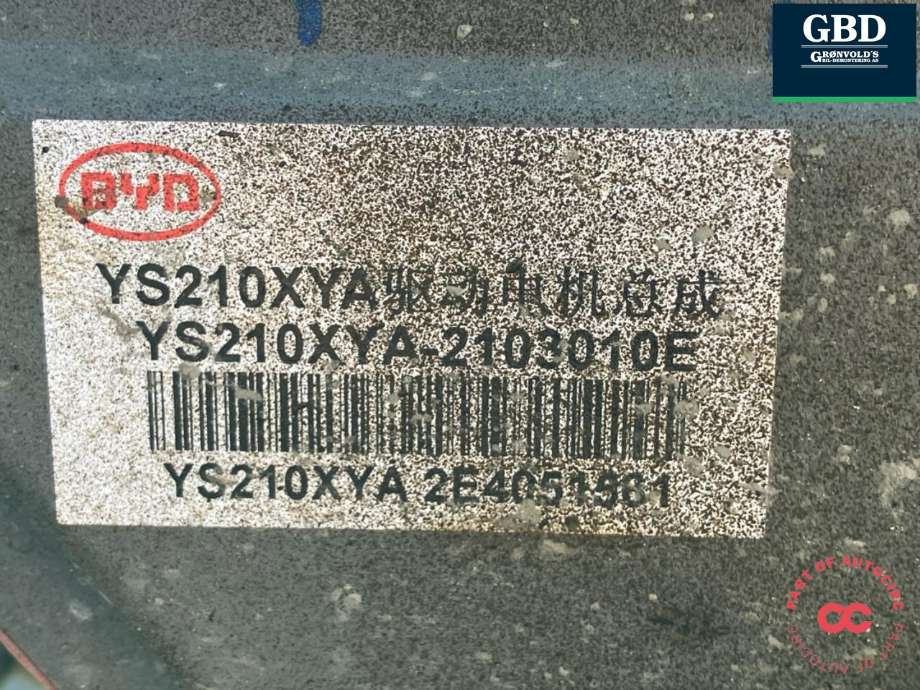 Motor elbil foran til BYD Sealion 2024-->>  (YS210XYA-2103010E|YS210XYA 2E4051561)