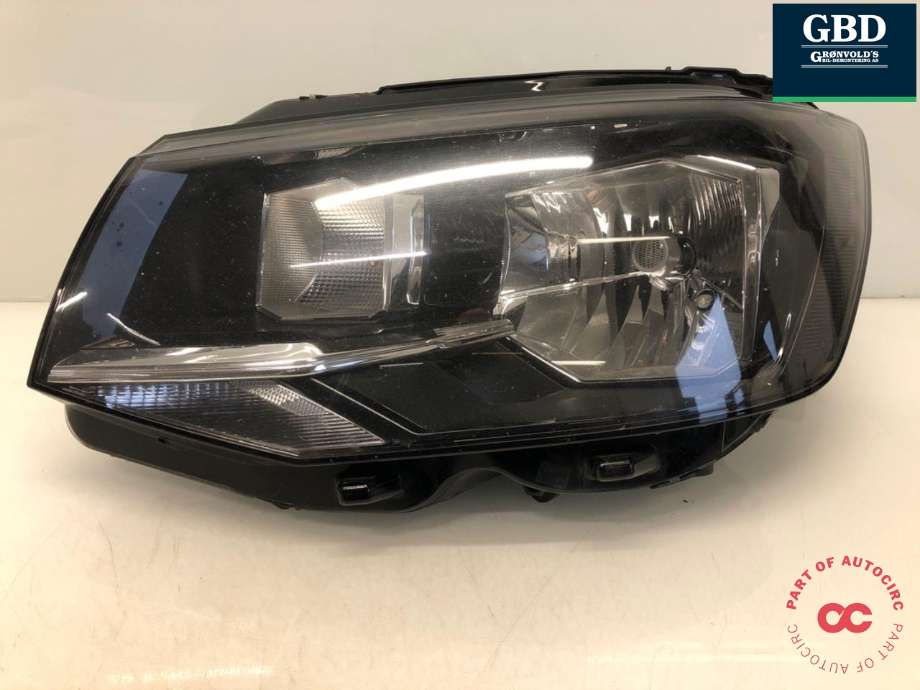 Frontlykt venstre halogen til VW Transporter / Caravelle, 2015-2019 (T6) (T6) (7E1 941 015 AD)